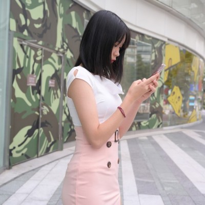 精选街拍 VOL.650 姓感的粉色短裙美女（四） [83P/112M]预览图