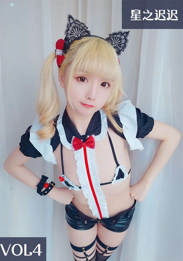 Coser@星之迟迟 VOL.004 元气女仆包预览图