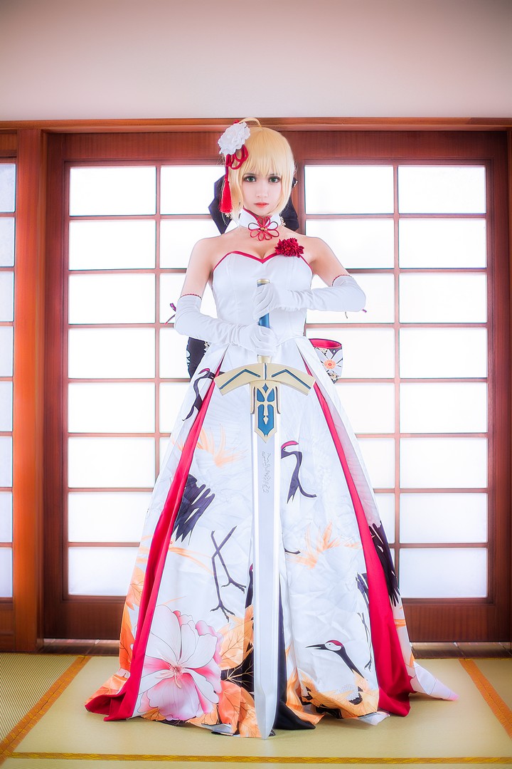 Coser@鳗鱼霏儿 VOL.067 King of Knight 和风礼服预览图