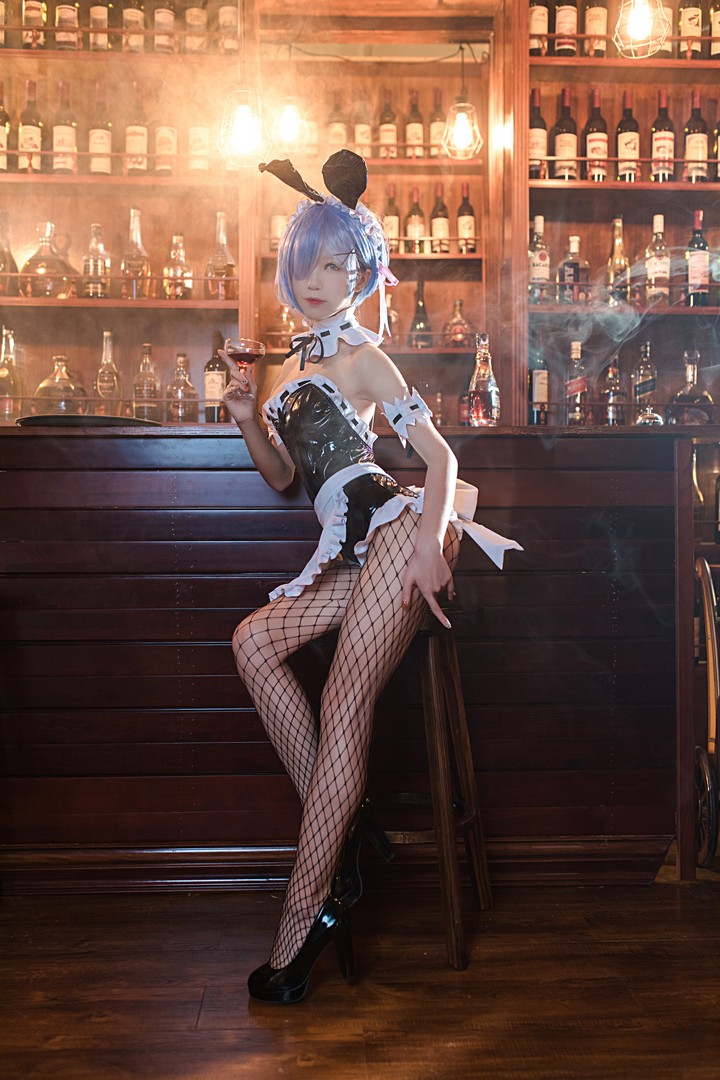 Coser@水淼aqua VOL.019 蕾姆 兔女郎预览图