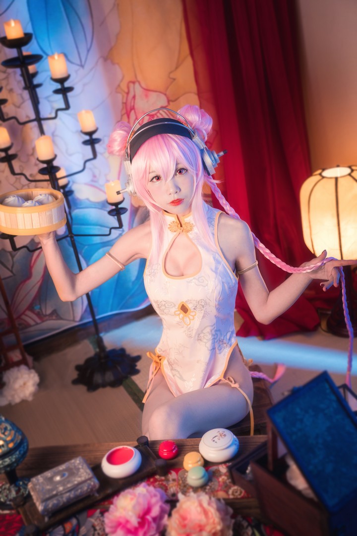 Coser@水淼aqua VOL.034 索尼子 旗袍 内景 [9P 87M]预览图