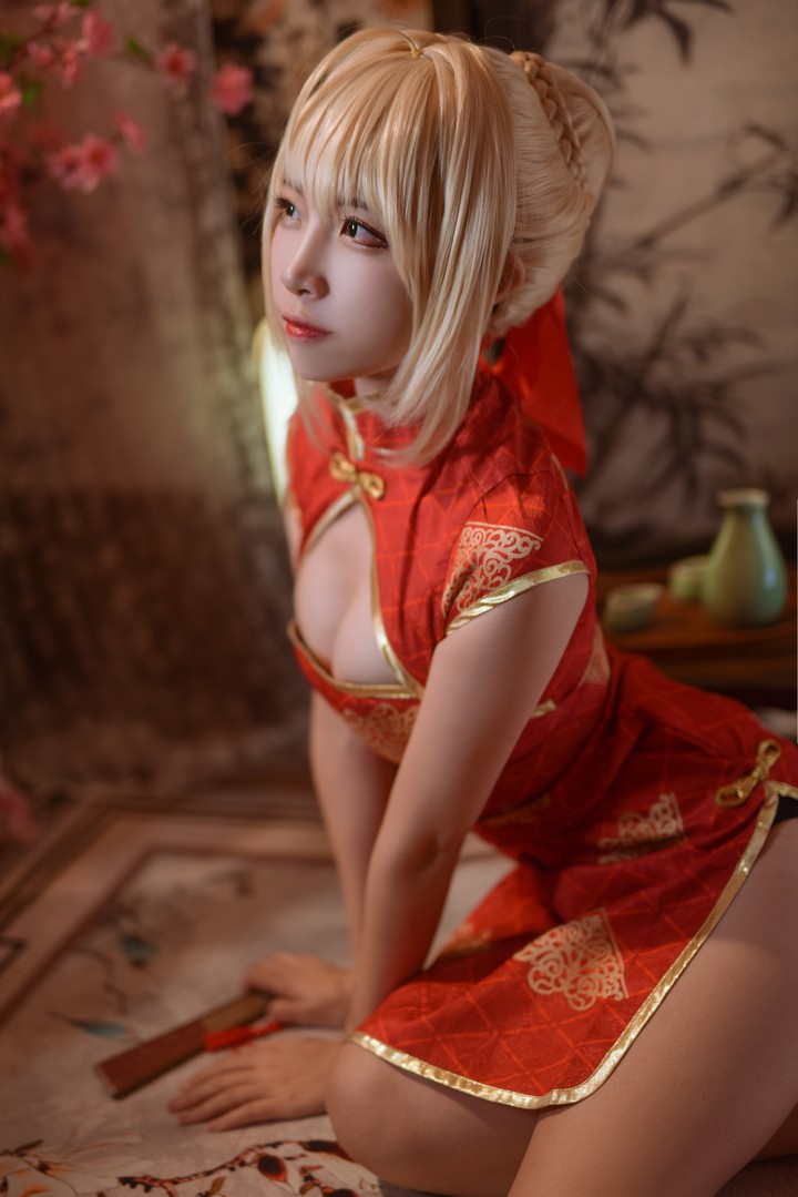 Coser@二佐Nisa VOL.008 Fate尼禄旗袍预览图