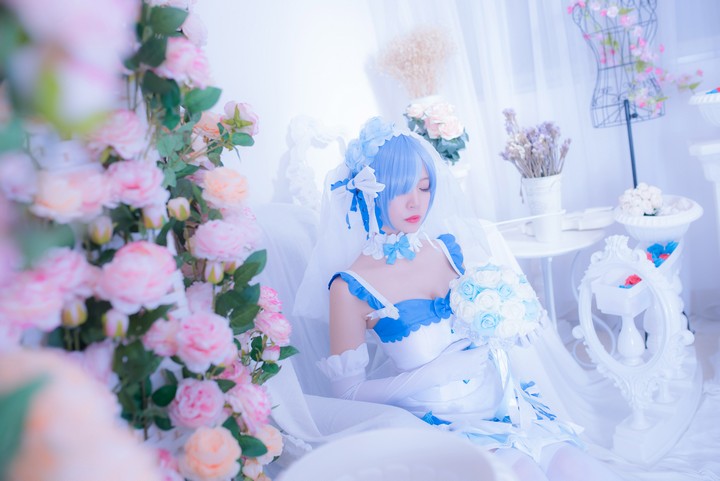 Coser@二佐Nisa VOL.022 雷姆花嫁预览图