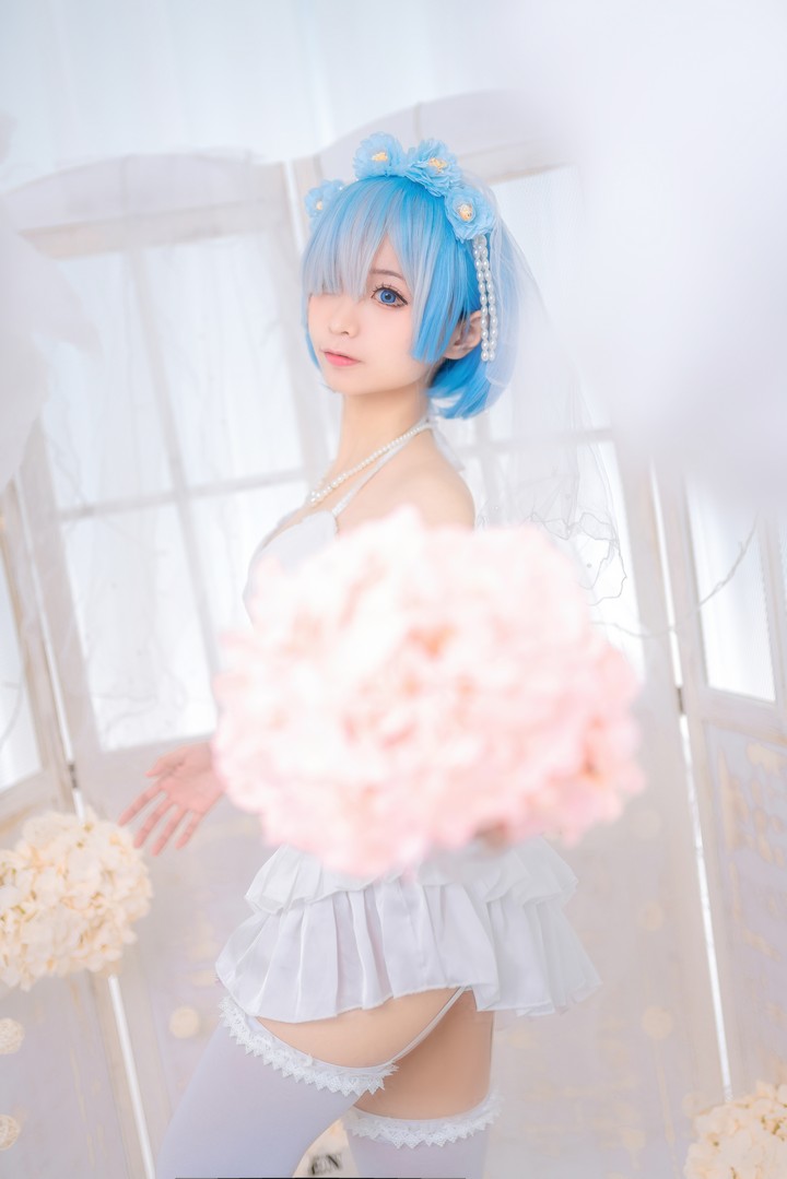 Coser@蠢沫沫 VOL.021 雷姆花嫁预览图