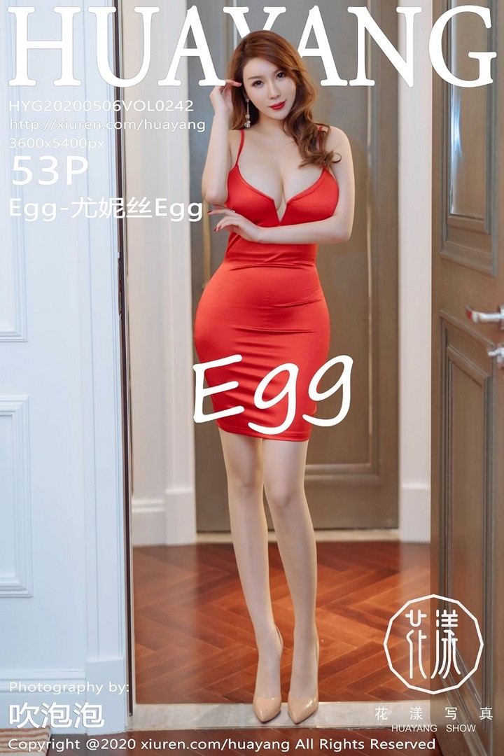 [HuaYang花漾] 2020.05.06 VOL.242 Egg-尤妮丝Egg [54P/109MB]预览图