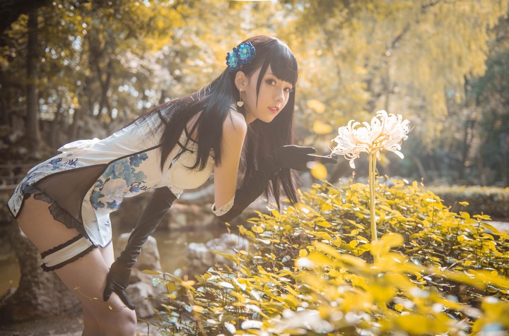 Coser@你的负卿 VOL.007 瓶儿旗袍预览图