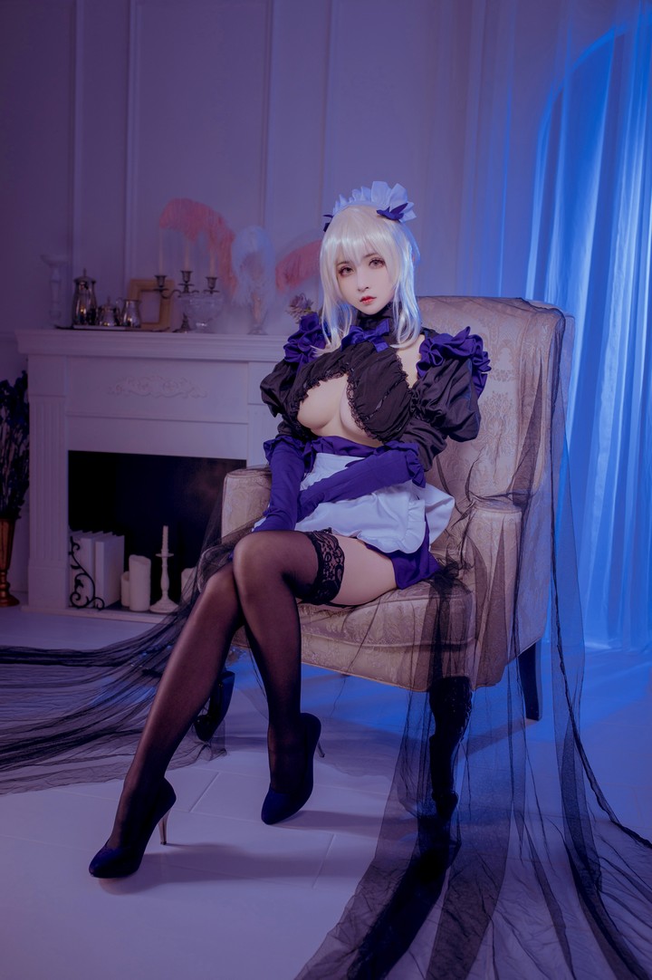 Coser@rioko凉凉子 VOL.016 黑枪呆女仆预览图