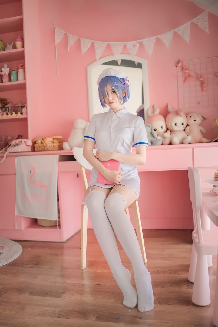 Coser@小野妹子w VOL.021 小野-蕾姆-护士姐姐预览图