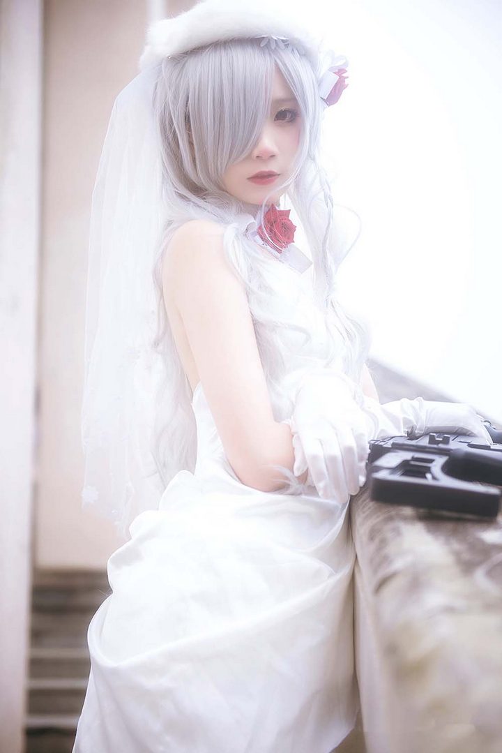 Coser@五更百鬼 VOL.027 婚纱[10P／96MB]预览图