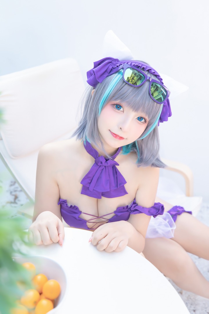 Coser@神楽板真冬 VOL.076 柴郡cos《纯色庭院》预览图