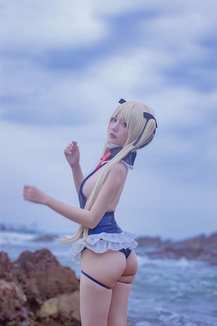 Coser@二佐Nisa VOL.104 碧蓝 玛丽罗斯泳装[11P／49.4MB]预览图