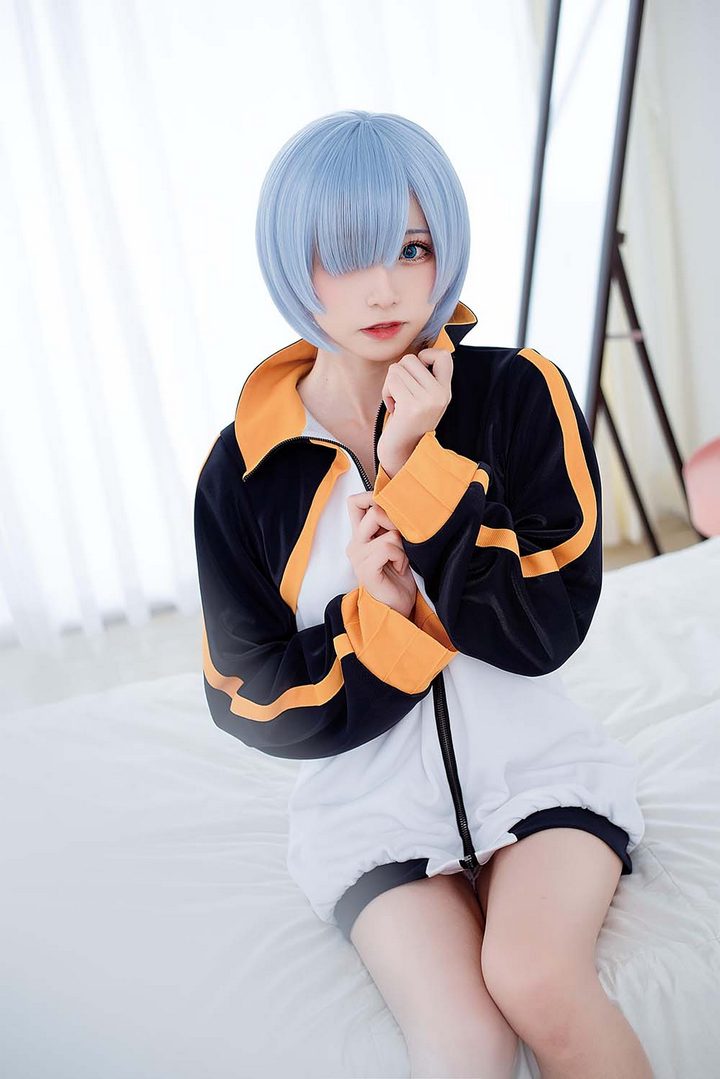 Coser@Kitaro_绮太郎 VOL.056 蕾姆运动服[18P／30MB]预览图