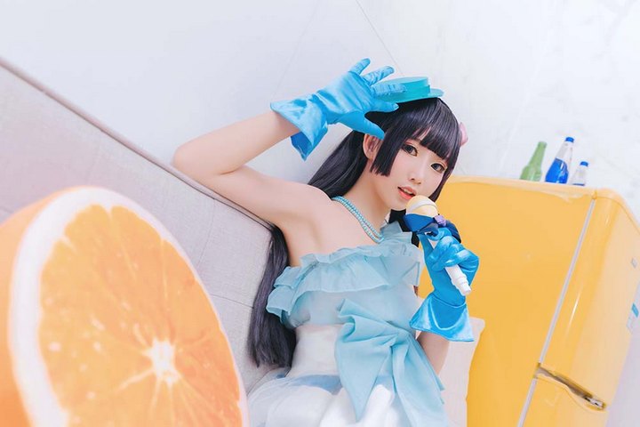 Coser@面饼仙儿 VOL.112 黑猫打歌服[12P／128MB]预览图