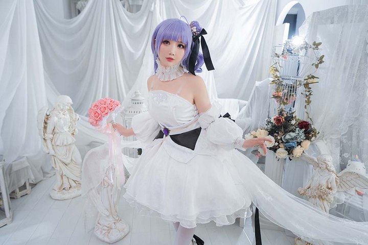 Coser@面饼仙儿 VOL.088 独角兽婚纱[14P／129MB]预览图