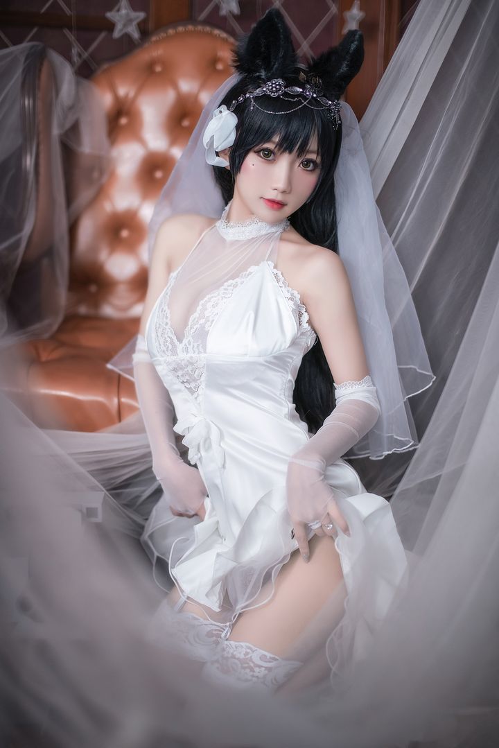 Coser@鬼畜瑶在不在w VOL.025 爱宕婚纱 [23P-541MB]预览图