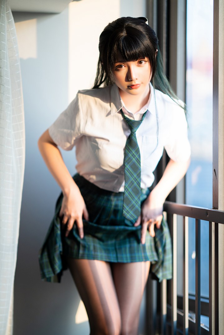 Coser@星之迟迟 VOL.026 JK-绿 [125P1V1.16G]预览图