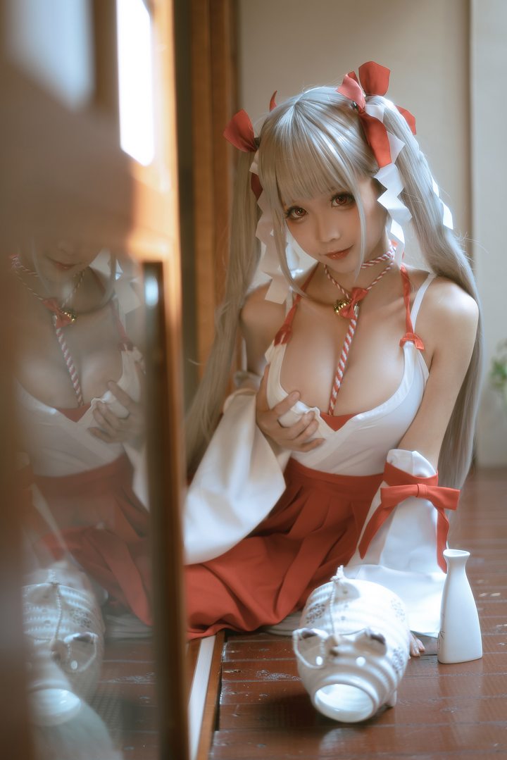 Coser@蠢沫沫 VOL.096 可畏巫女[55P／787MB]预览图