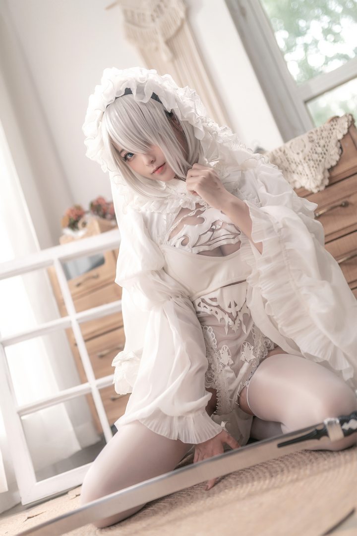 Coser@蠢沫沫 VOL.113 尼尔纪元 白花嫁[20P／175MB]预览图