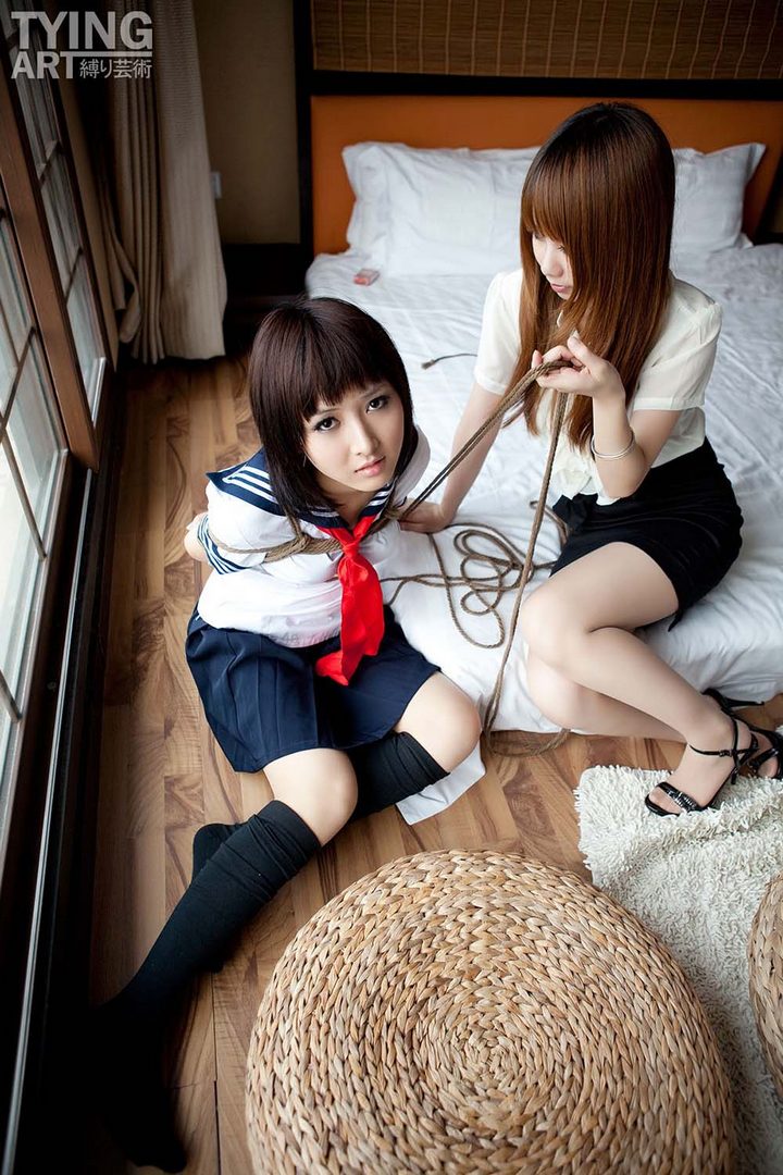 [禁忌摄影]Taboo-love VOL.091 TyingArt 縛リ芸術 Dimdim & Shiryl OL & School Girl 1[26P／7.04MB]预览图