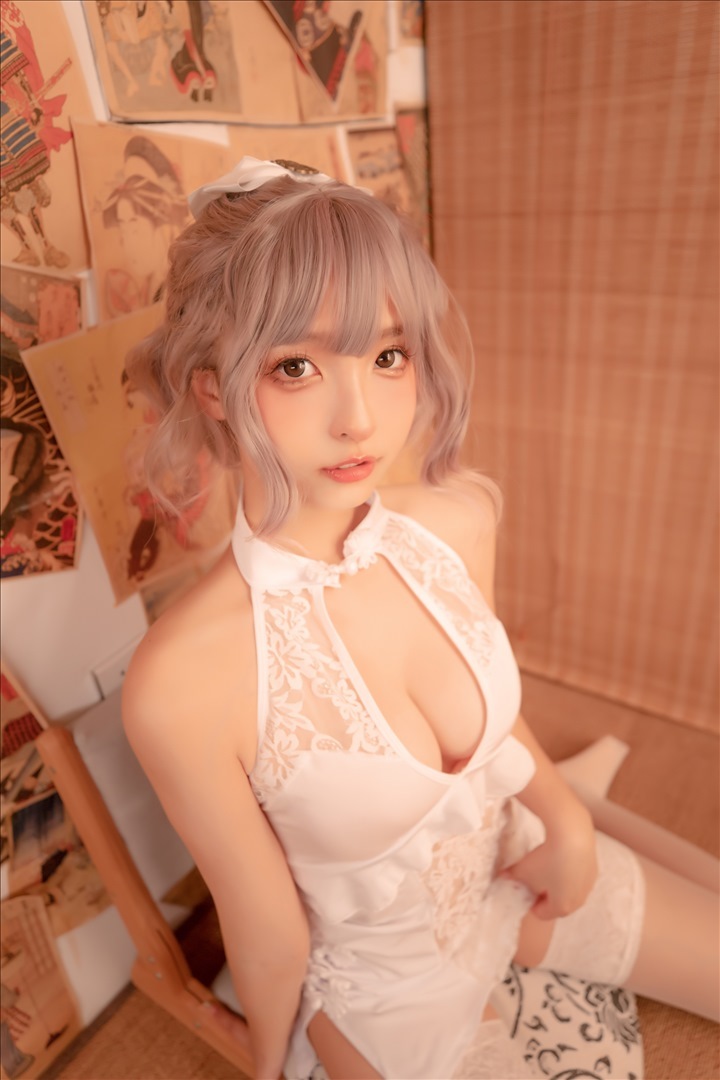 Coser@神楽板真冬 VOL.134 白旗袍[75P-252.37MB]预览图