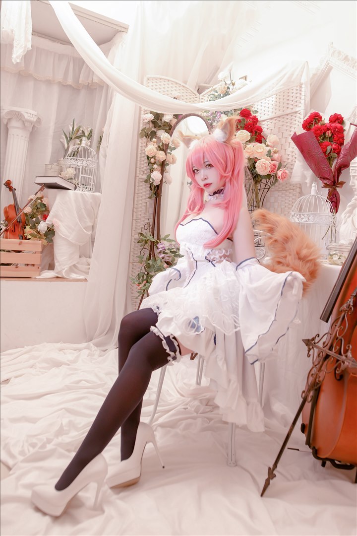 Coser@二佐Nisa VOL.109 fate玉藻前婚纱 [9P-128MB]预览图