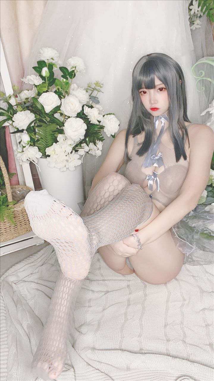 Coser@二佐Nisa VOL.154 私房自拍蓝色网状比基尼 [38P-133MB]预览图