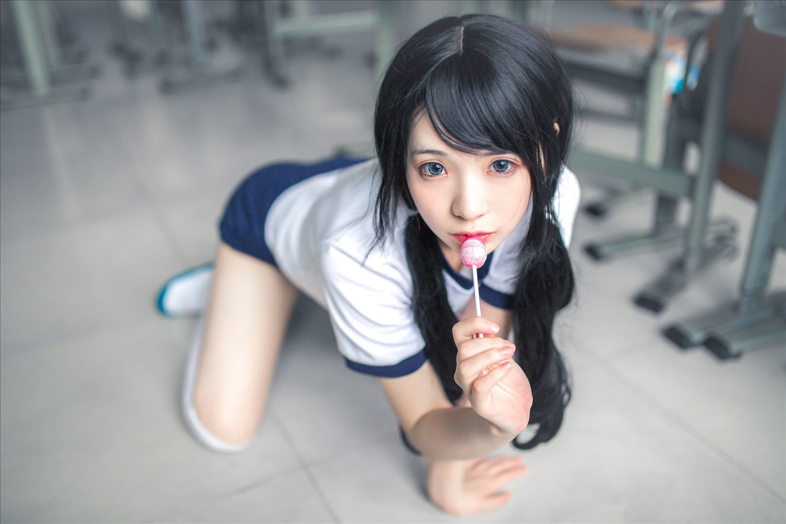 Coser@疯猫Ss  VOL.107 体操服白丝 [46P-400MB]预览图