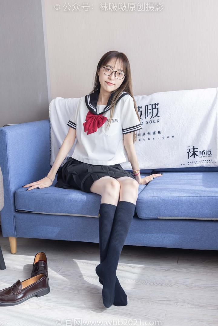 [BoBoSocks袜啵啵]VOL.530 稚予-皮鞋、高跟鞋、深蓝色小腿棉袜、油亮白丝油亮肉丝、jk制服[145P+1V／5.57GB]推荐预览图