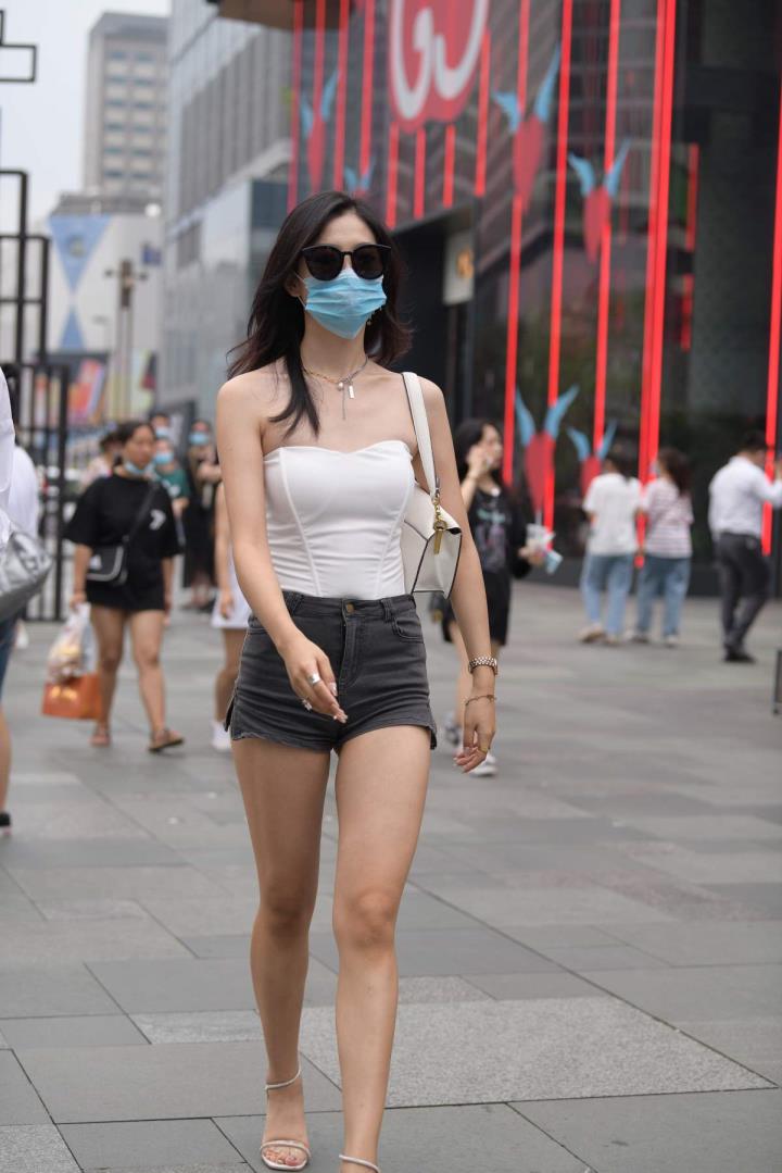 精选街拍Ⅱ作品 VOL.4696 高腰牛仔短裤[165P／353MB]推荐预览图