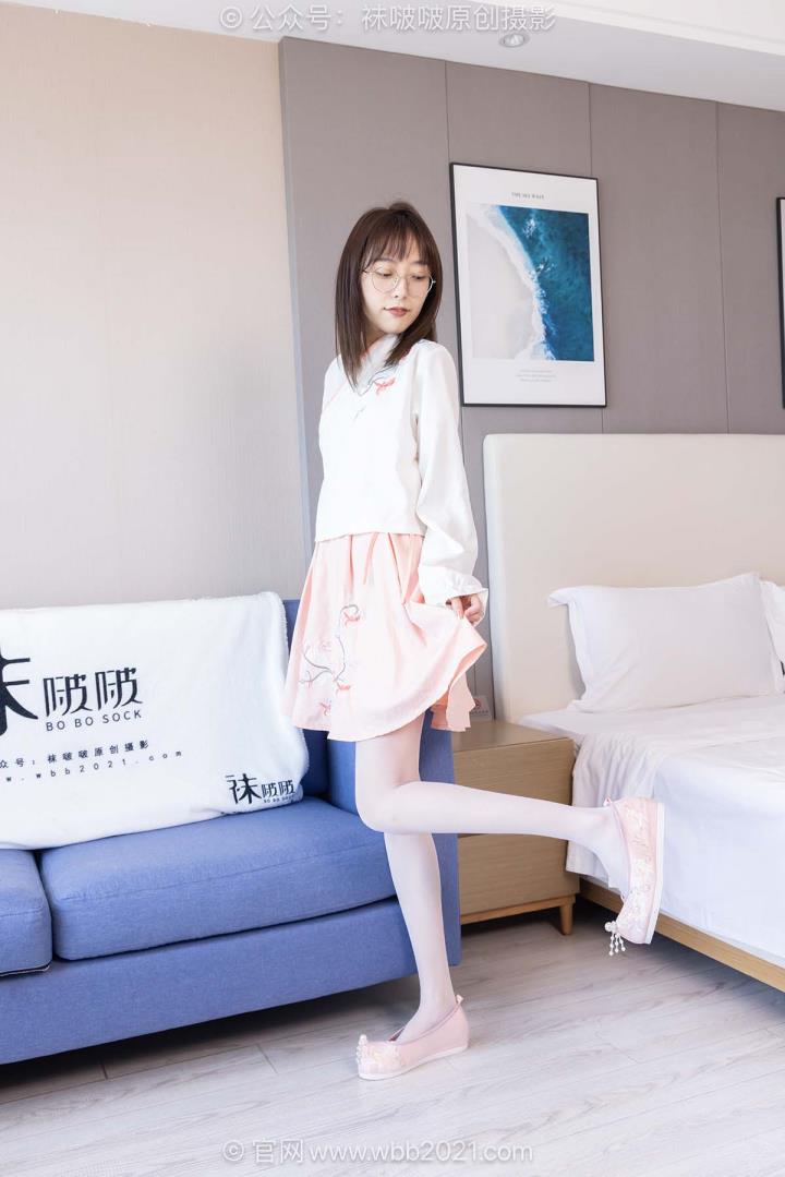 [BoBoSocks袜啵啵]VOL.595 稚予-皮鞋、平底布鞋、薄肉丝、薄白丝[155P+1V／7.16GB]推荐预览图